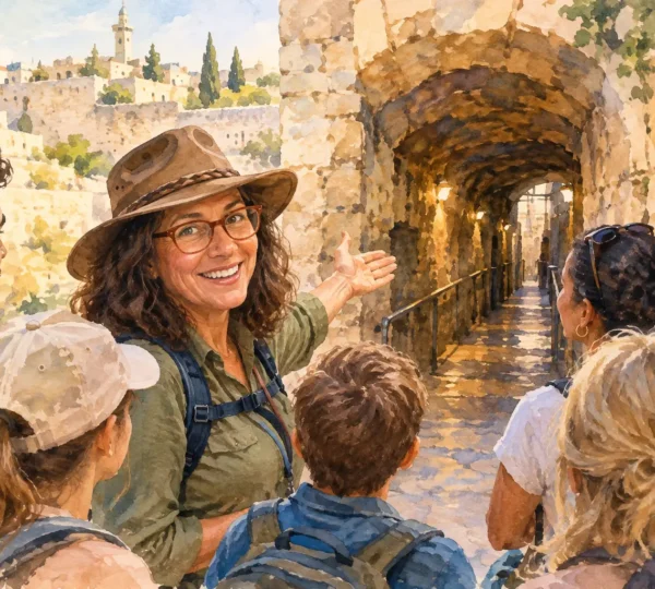 Jewish Quarter Tunnel Guide for Jerusalem
